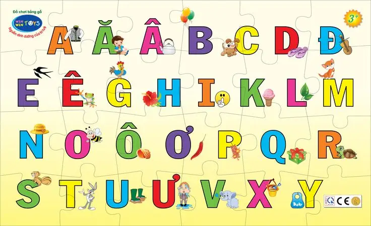 Tranh tô màu 29 chữ cái tiếng Việt giúp bé học tập 29