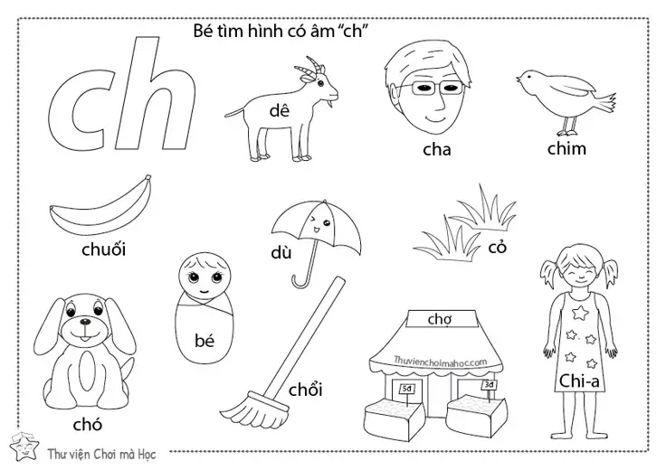 Tranh tô màu 29 chữ cái tiếng Việt giúp bé học tập 52