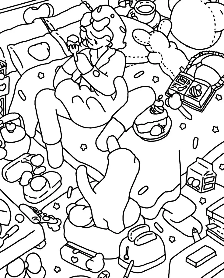 Tranh tô màu 29 chữ cái tiếng Việt giúp bé học tập 60