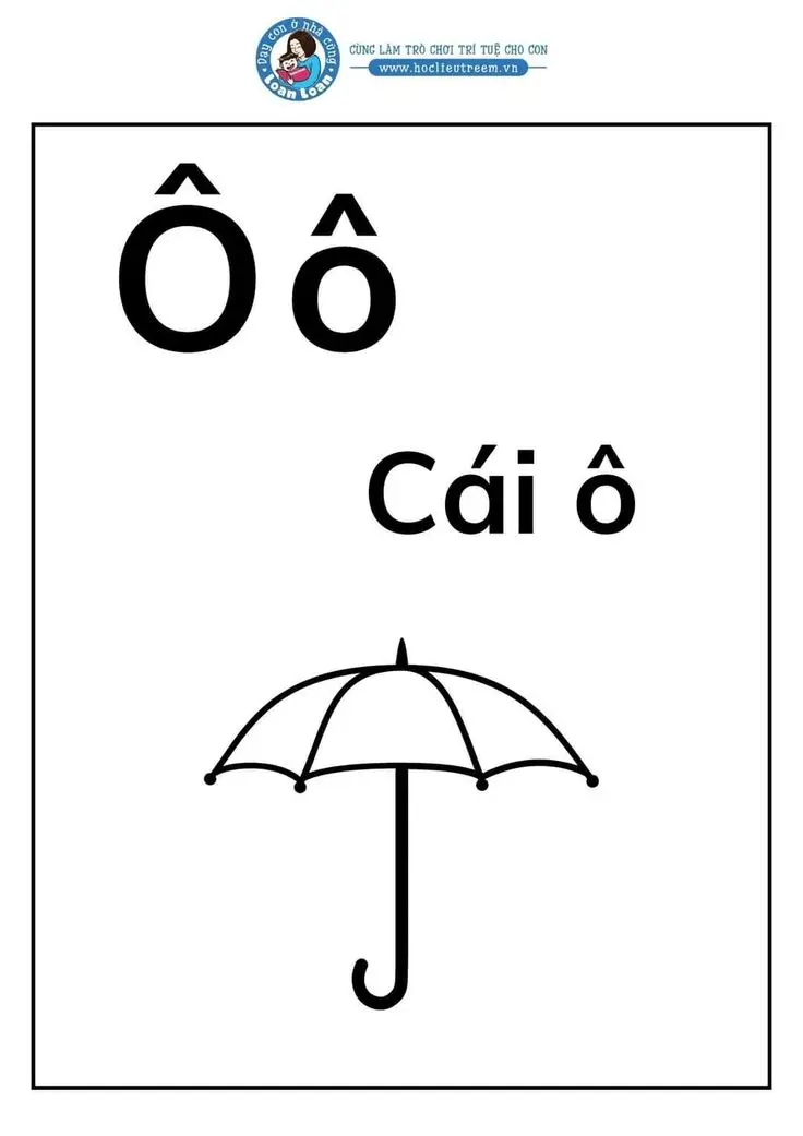 Tranh tô màu 29 chữ cái tiếng Việt giúp bé học tập 66