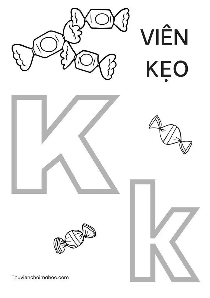 Tranh tô màu 29 chữ cái tiếng Việt giúp bé học tập 67