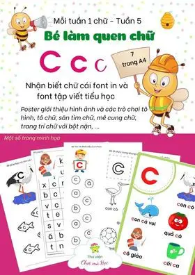 Tranh tô màu 29 chữ cái tiếng Việt giúp bé học tập 68