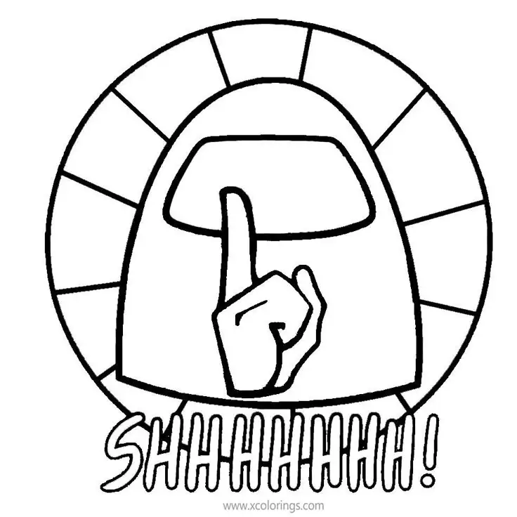 Tranh tô màu Among Us – Hình ảnh hấp dẫn cho fan game 14