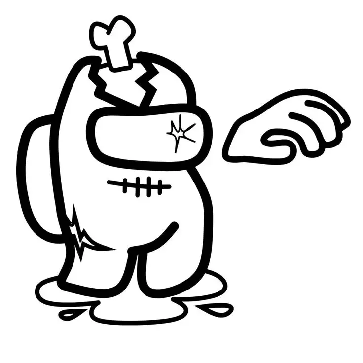 Tranh tô màu Among Us – Hình ảnh hấp dẫn cho fan game 17