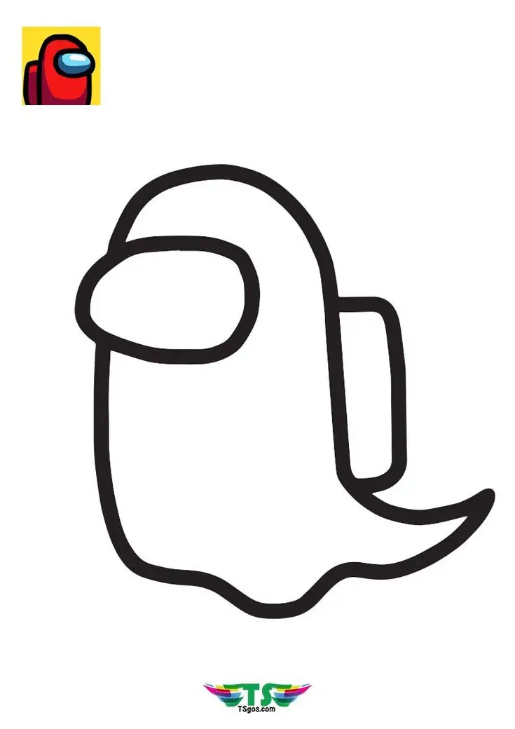 Tranh tô màu Among Us – Hình ảnh hấp dẫn cho fan game 21