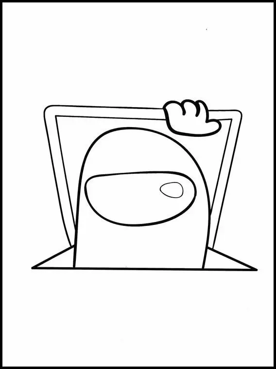 Tranh tô màu Among Us – Hình ảnh hấp dẫn cho fan game 31