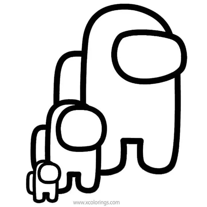 Tranh tô màu Among Us – Hình ảnh hấp dẫn cho fan game 33