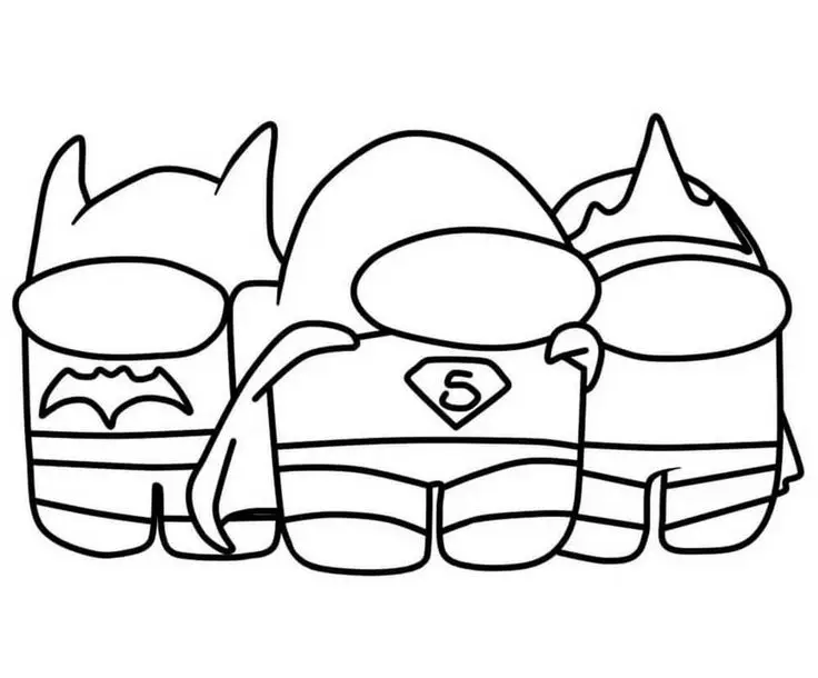 Tranh tô màu Among Us – Hình ảnh hấp dẫn cho fan game 40