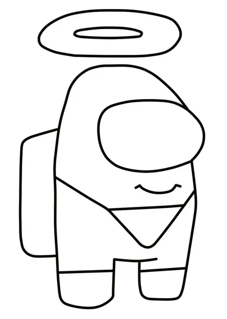 Tranh tô màu Among Us – Hình ảnh hấp dẫn cho fan game 41