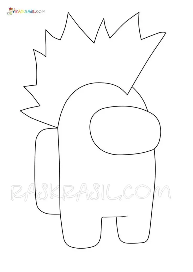 Tranh tô màu Among Us – Hình ảnh hấp dẫn cho fan game 51