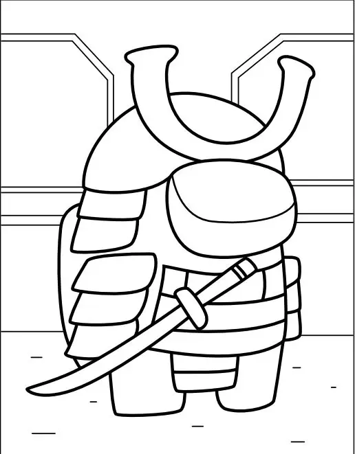 Tranh tô màu Among Us – Hình ảnh hấp dẫn cho fan game 61