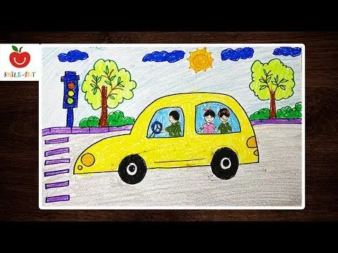 Tranh Tô Màu An Toàn Giao Thông Giúp Trẻ Nhận Thức 18