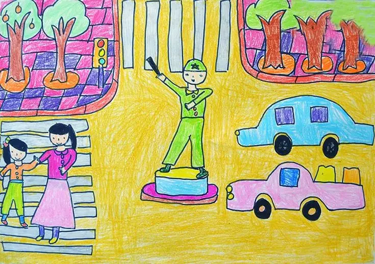 Tranh Tô Màu An Toàn Giao Thông Giúp Trẻ Nhận Thức 20