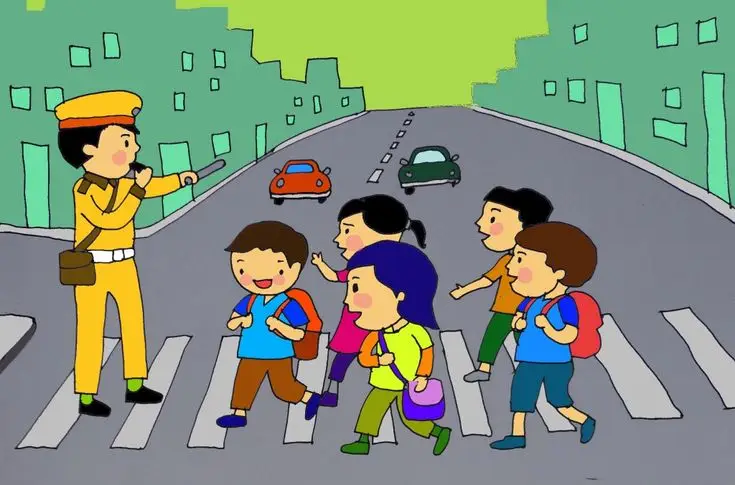 Tranh Tô Màu An Toàn Giao Thông Giúp Trẻ Nhận Thức 27