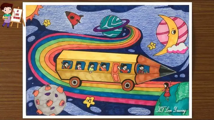 Tranh Tô Màu An Toàn Giao Thông Giúp Trẻ Nhận Thức 28