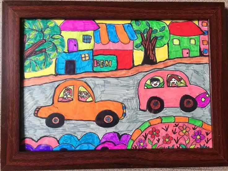 Tranh Tô Màu An Toàn Giao Thông Giúp Trẻ Nhận Thức 35