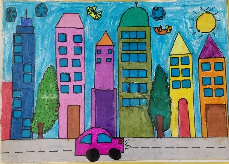 Tranh Tô Màu An Toàn Giao Thông Giúp Trẻ Nhận Thức 37