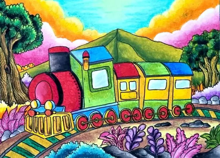 Tranh Tô Màu An Toàn Giao Thông Giúp Trẻ Nhận Thức 50