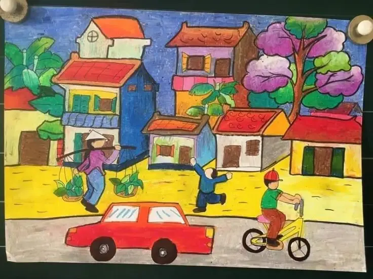 Tranh Tô Màu An Toàn Giao Thông Giúp Trẻ Nhận Thức 55