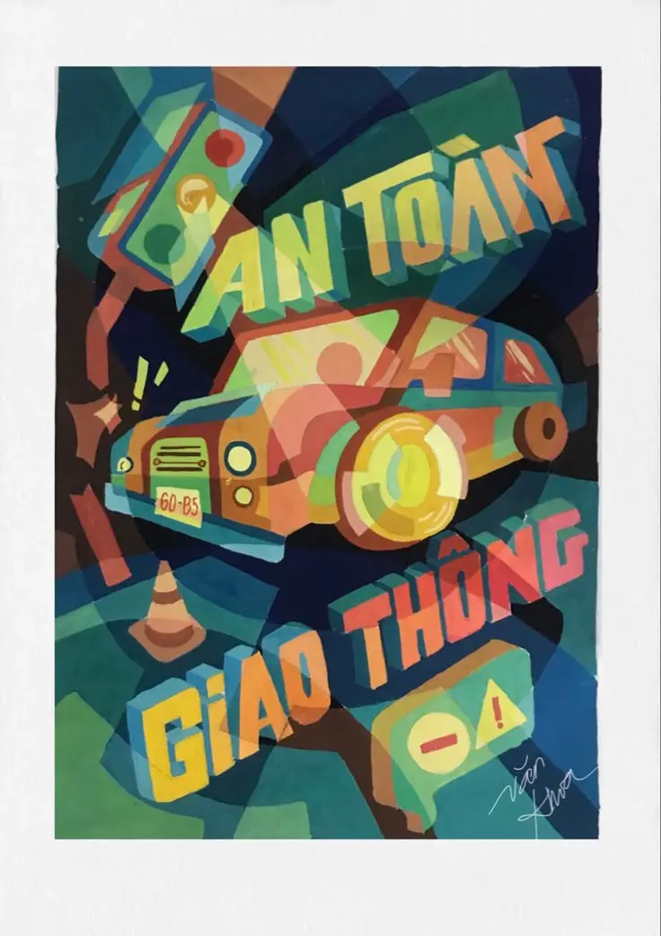 Tranh Tô Màu An Toàn Giao Thông Giúp Trẻ Nhận Thức 57