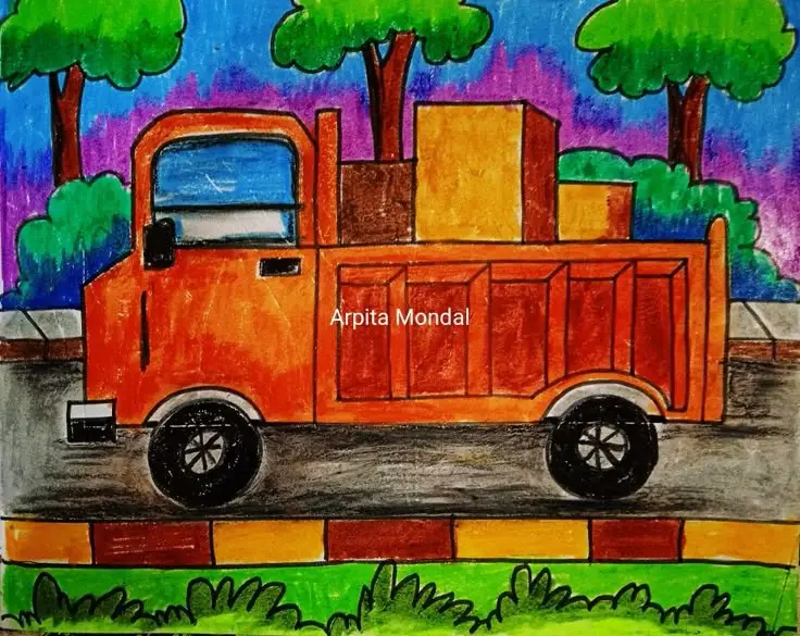 Tranh Tô Màu An Toàn Giao Thông Giúp Trẻ Nhận Thức 58