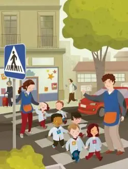 Tranh Tô Màu An Toàn Giao Thông Giúp Trẻ Nhận Thức 74