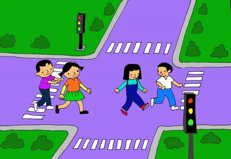 Tranh Tô Màu An Toàn Giao Thông Cho Bé - 50+ Hình Ảnh Tô Màu Đầy Sáng Tạo 32