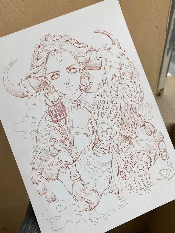 Tranh Tô Màu Anime 12 Cung Hoàng Đạo - Khám Phá Thế Giới Anime 49