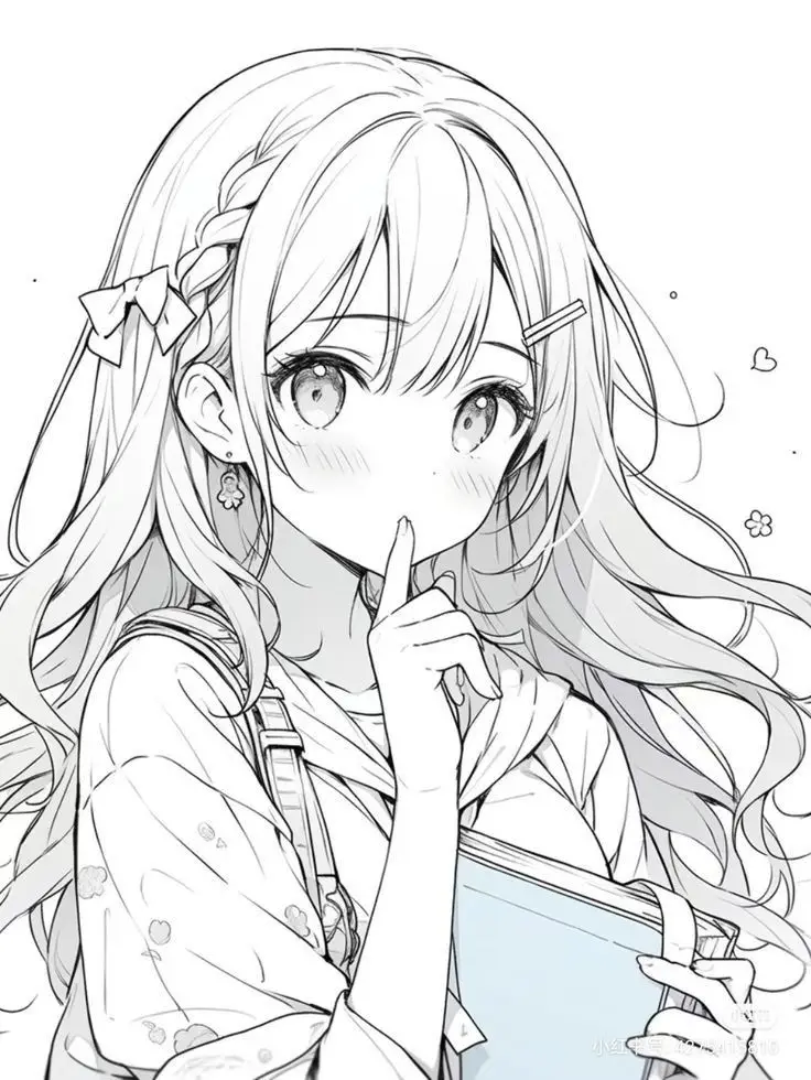 Tranh Tô Màu Anime Cute Chibi - Bộ Sưu Tập Đầy Màu Sắc 4