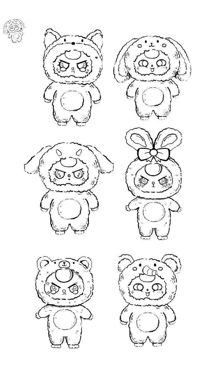 Tranh Tô Màu Anime Cute Đơn Giản Cho Các Bạn Trẻ 10