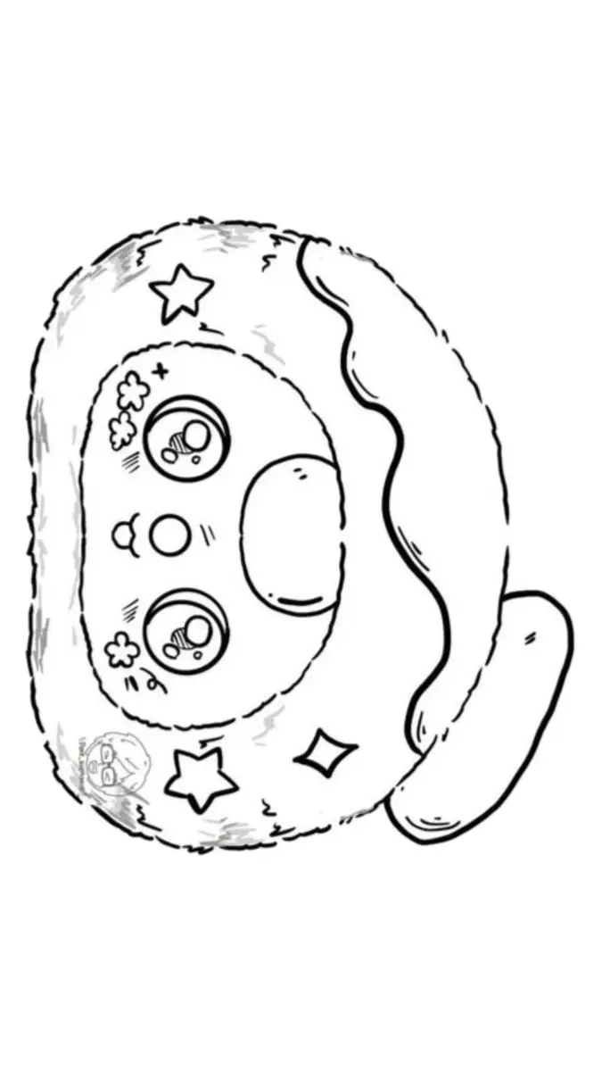 Tranh Tô Màu Anime Cute Đơn Giản Cho Các Bạn Trẻ 15