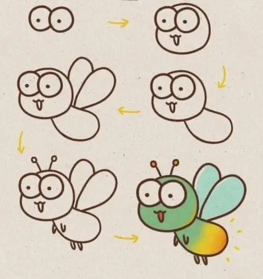 Tranh Tô Màu Anime Cute Đơn Giản Cho Các Bạn Trẻ 60