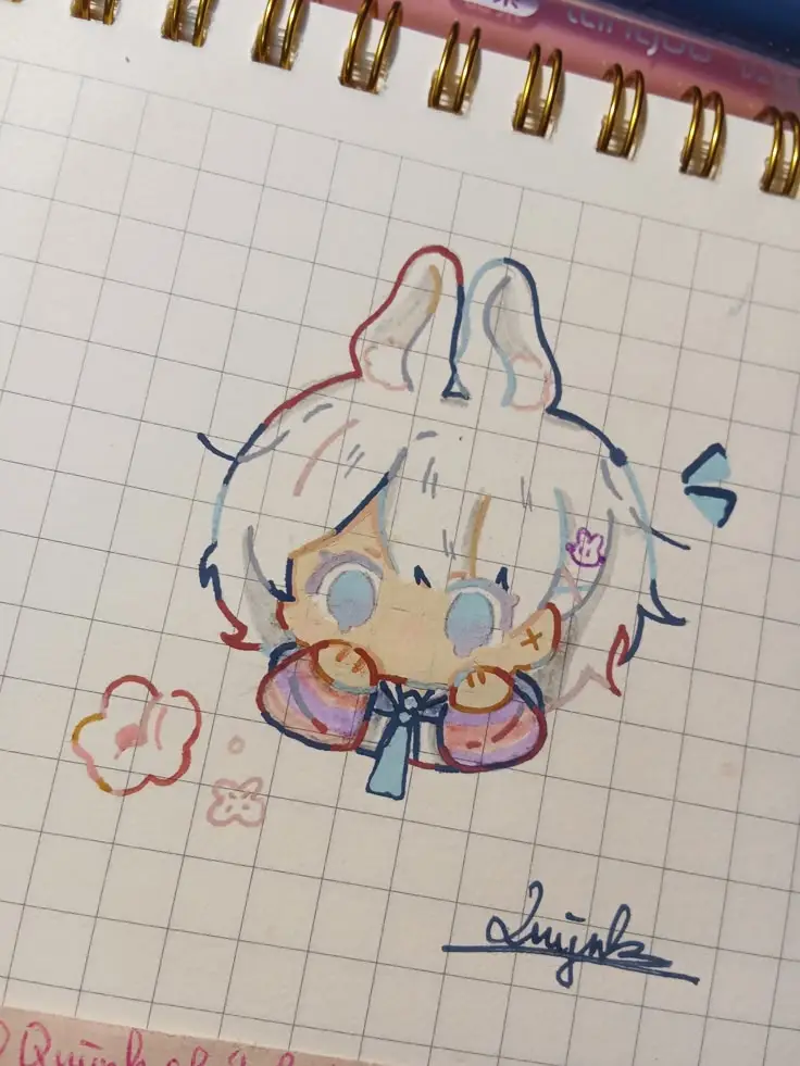 Tranh Tô Màu Anime Cute Đơn Giản Cho Các Bạn Trẻ 61