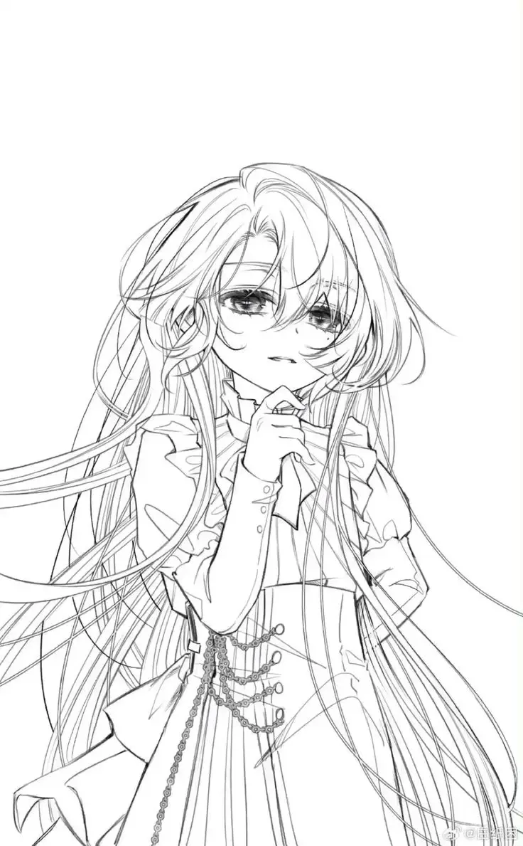 Tranh tô màu anime đẹp nhất cho fans yêu thích 28