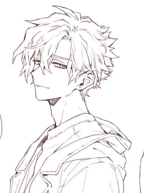 Tranh Tô Màu Anime Nam Ngầu Đầy Phong Cách 49