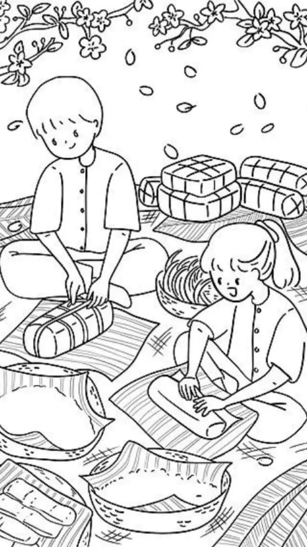 Tranh Tô Màu Bạn Gái - Những Hình Ảnh Đáng Yêu Để Tô 5