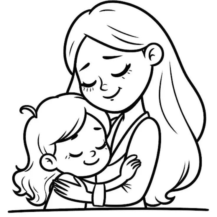 Tranh Tô Màu Bạn Gái - Những Hình Ảnh Đáng Yêu Để Tô 30