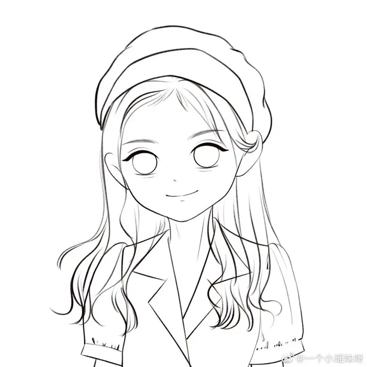 Tranh Tô Màu Bạn Gái - Những Hình Ảnh Đáng Yêu Để Tô 43