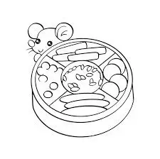 Tranh tô màu bánh chưng - Hướng dẫn tô màu truyền thống Tết 6