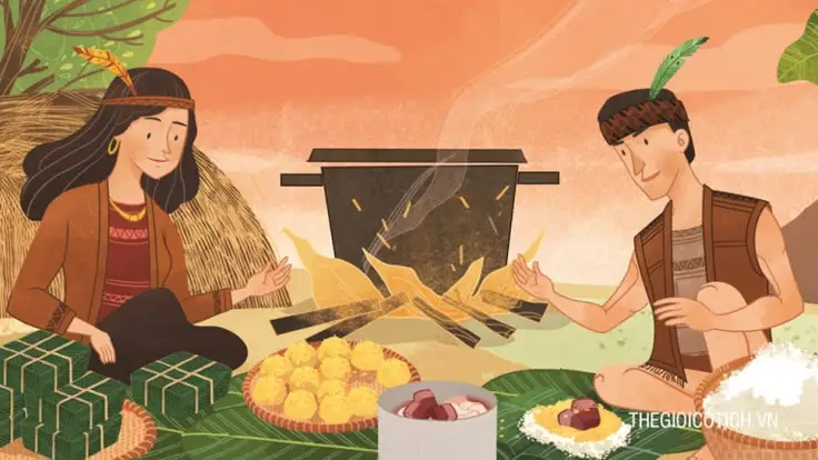 Tranh tô màu bánh chưng - Hướng dẫn tô màu truyền thống Tết 22