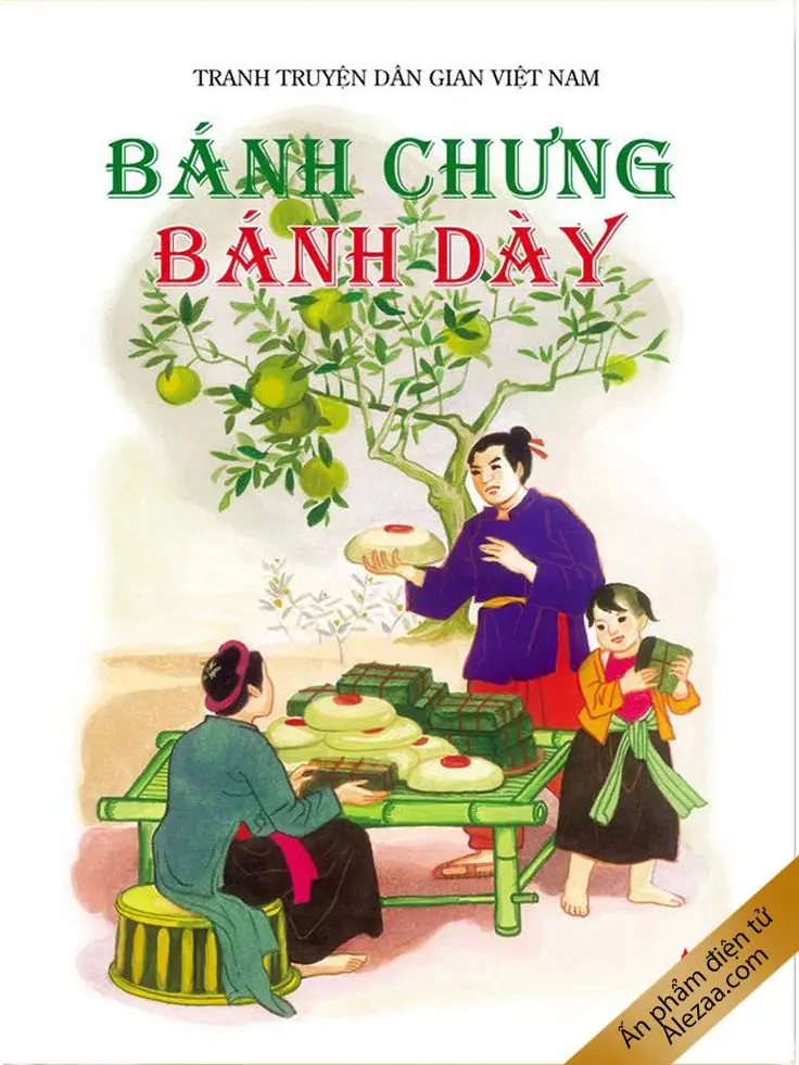 Tranh tô màu bánh chưng - Hướng dẫn tô màu truyền thống Tết 26