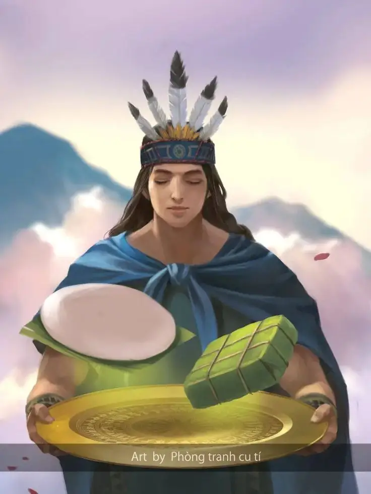 Tranh tô màu bánh chưng - Hướng dẫn tô màu truyền thống Tết 57