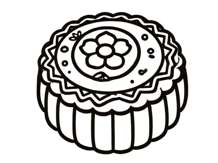 Tranh tô màu bánh kem: Hình ảnh ngọt ngào cho các bé 15