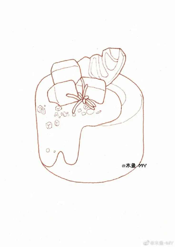 Tranh tô màu bánh kem: Hình ảnh ngọt ngào cho các bé 20