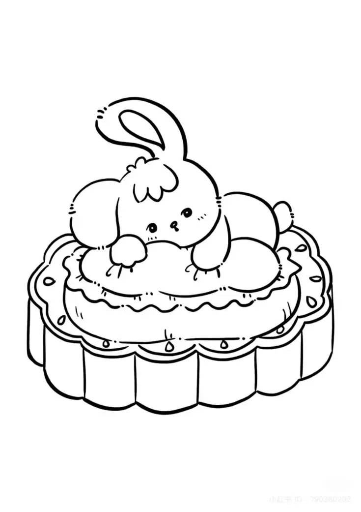 Tranh tô màu bánh kem: Hình ảnh ngọt ngào cho các bé 31