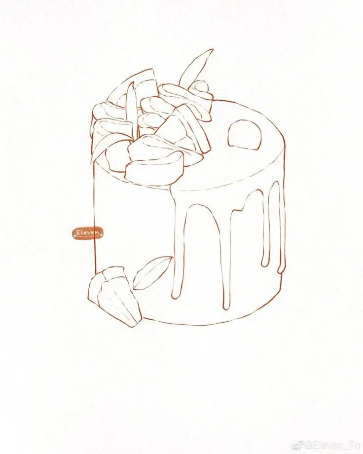 Tranh tô màu bánh kem: Hình ảnh ngọt ngào cho các bé 35