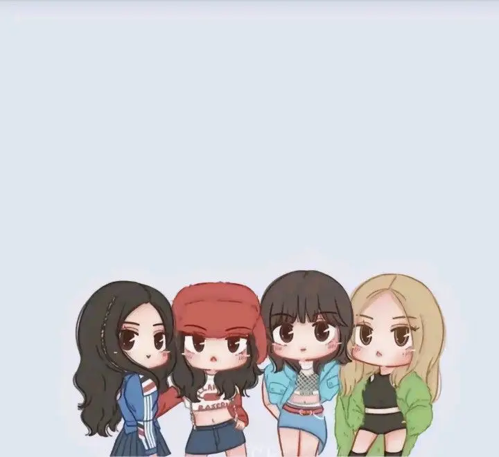 Tranh tô màu blackpink chibi cute cho fan hâm mộ 37