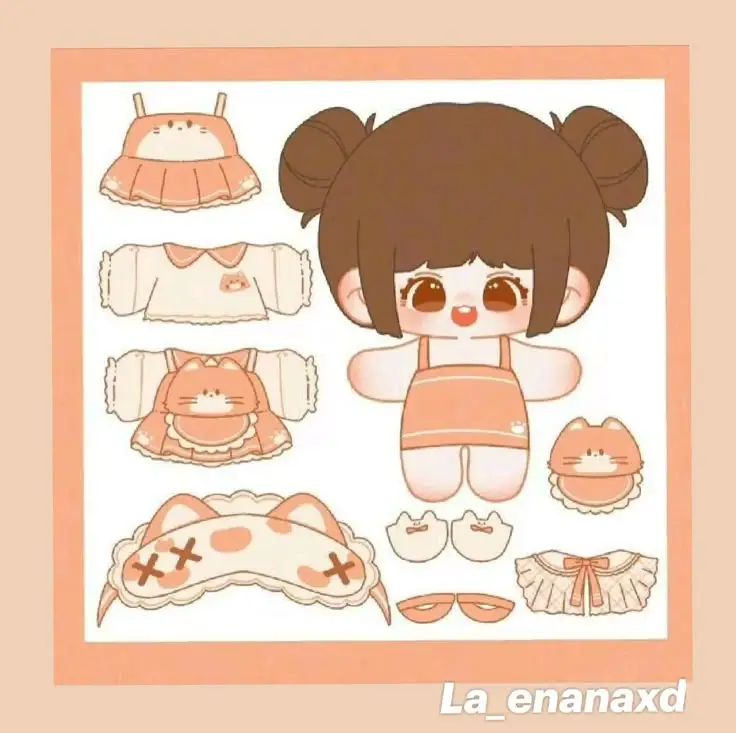 Tranh Tô Màu Búp Bê Giấy Chibi - Khám Phá Thế Giới Màu Sắc 64