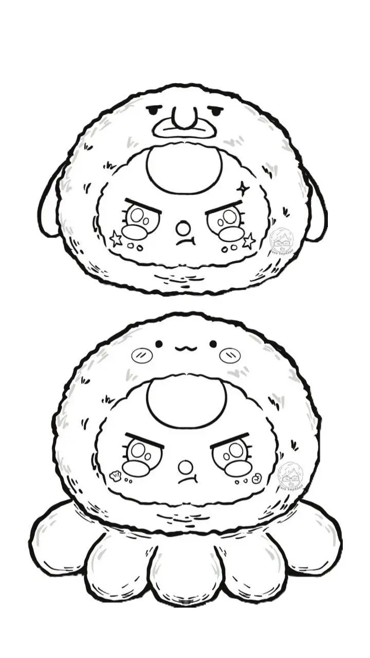 Tranh Tô Màu Búp Bê Giấy Chibi - Khám Phá Thế Giới Màu Sắc 66