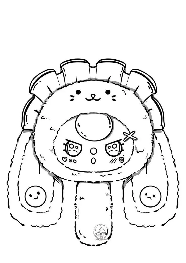 Búp bê giấy cute – Tranh tô màu cho bé thoả sức sáng tạo 31